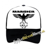 RAMMSTEIN - Eagle - čiernobiela sieťkovaná šiltovka model "Trucker"