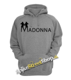 MADONNA - Logo - sivá detská mikina