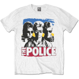 THE POLICE - Band Photo Sunglasses - biele pánske tričko