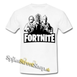 FORTNITE - Logo & Skins - biele detské tričko