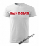 IRON MAIDEN - Red Logo - biele detské tričko