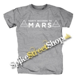 30 SECONDS TO MARS - White Logo - sivé detské tričko