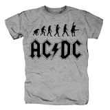 AC/DC - Evolution - sivé detské tričko