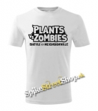 PLANTS vs ZOMBIES - Logo Black - biele detské tričko