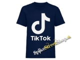 TIK TOK - Logo - námornícke modré detské tričko