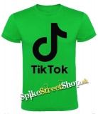 TIK TOK - Logo - zelené detské tričko