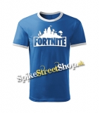 FORTNITE - Logo - modré chlapčenské tričko CONTRAST DUO-COLOUR