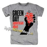 GREEN DAY - American Idiot - sivé detské tričko