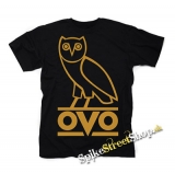 DRAKE - Gold OVO Logo - pánske tričko