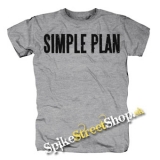 SIMPLE PLAN - Logo - sivé detské tričko