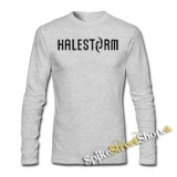 HALESTORM - Logo - šedé detské tričko s dlhými rukávmi