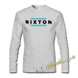 RIXTON - Logo - šedé detské tričko s dlhými rukávmi