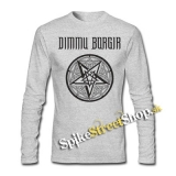 DIMMU BORGIR - Pentagram - šedé detské tričko s dlhými rukávmi