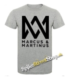 MARCUS & MARTINUS - Logo - sivé detské tričko