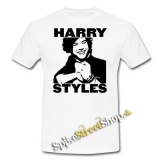 HARRY STYLES - Logo Portrait - biele pánske tričko