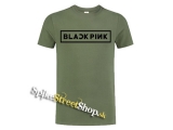 BLACKPINK - Logo - khaki pánske tričko