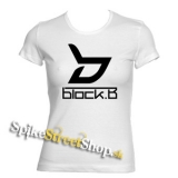 BLOCK B - Logo - biele dámske tričko