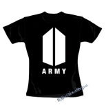 BTS - BANGTAN BOYS - Army Logo - čierne dámske tričko