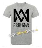 MARCUS & MARTINUS - Logo - sivé detské tričko