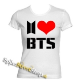 I LOVE BTS - biele dámske tričko