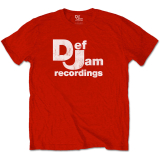 DEF JAM - Classic Logo - červené pánske tričko