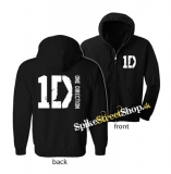 ONE DIRECTION - Logo - čierna detská mikina na zips