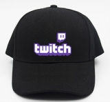 TWITCH - Purple Logo Sign - čierna šiltovka (-30%=AKCIA)