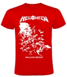 HELLOWEEN - Walls Of Jericho - červené detské tričko