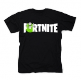 FORTNITE - Rick Sanchez Logo - čierne detské tričko