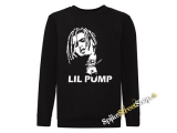 LIL PUMP - Portrait & Logo - čierna detská mikina bez kapuce