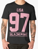 BLACKPINK - LISA 97 - Pink Number Years - pánske tričko