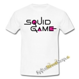 SQUID GAME - Logo Colour Pink - biele detské tričko