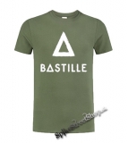 BASTILLE - Logo - olivové pánske tričko