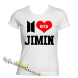 I LOVE JIMIN - biele dámske tričko