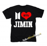 I LOVE JIMIN - čierne detské tričko