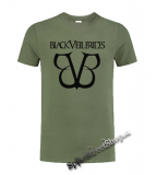 BLACK VEIL BRIDES - Logo - olivové pánske tričko