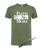 FAITH NO MORE - Logo - olivové pánske tričko