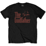 THE GODFATHER - Logo Brown - čierne pánske tričko