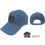 QUEEN - Black Classic Crest - modrá šiltovka