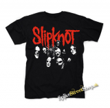 SLIPKNOT - Red Logo Band - čierne detské tričko