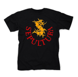 SEPULTURA - Logo Red Yellow - čierne detské tričko