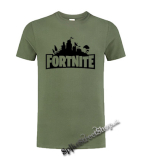 FORTNITE - Logo - olivové detské tričko