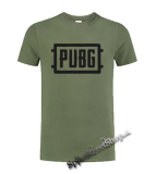 PUBG - Logo - olivové detské tričko