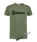 SABATON - Logo - olivové detské tričko