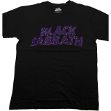 BLACK SABBATH - Wavy Logo Diamante - čierne pánske tričko