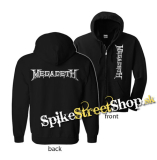 MEGADETH - Logo - čierna detská mikina na zips