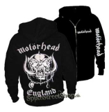 MOTORHEAD - England - čierna detská mikina na zips