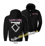 TWISTED SISTER - Logo - čierna detská mikina na zips