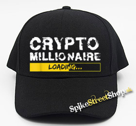 CRYPTOMILIONAIRE - Loading - čierna šiltovka (-50%=VÝPREDAJ)