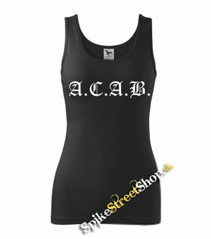 A.C.A.B. - Ladies Vest Top (-50%=VÝPREDAJ)